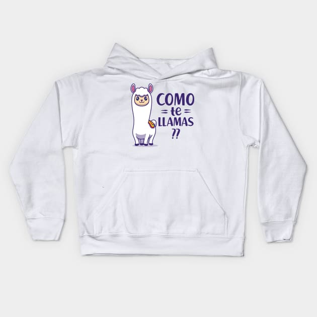 Como te llamas Kids Hoodie by KC Happy Shop